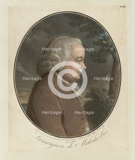 Guillaume-Chrétien de Lamoignon de Malesherbes (1721-1794).