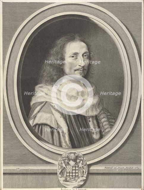 Guillaume de Lamoignon, 1659. Creator: Robert Nanteuil.