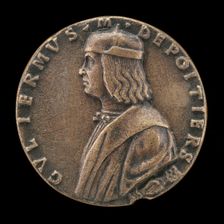 Guillaume de Poitiers, died 1503, Marquis de Cotrone [obverse], probably 1450/1503. Creator: Giovanni Candida