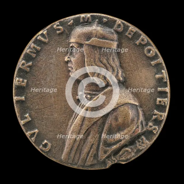 Guillaume de Poitiers, died 1503, Marquis de Cotrone [obverse], probably 1450/1503. Creator: Giovanni Candida.