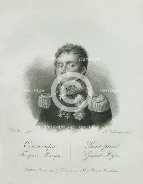 Guillaume Emmanuel Guignard, vicomte de Saint-Priest (1776-1814), 1813.