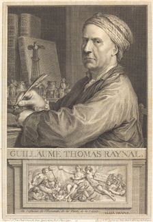 Guillaume Thomas Raynal, 1780. Creator: Nicolas Delaunay