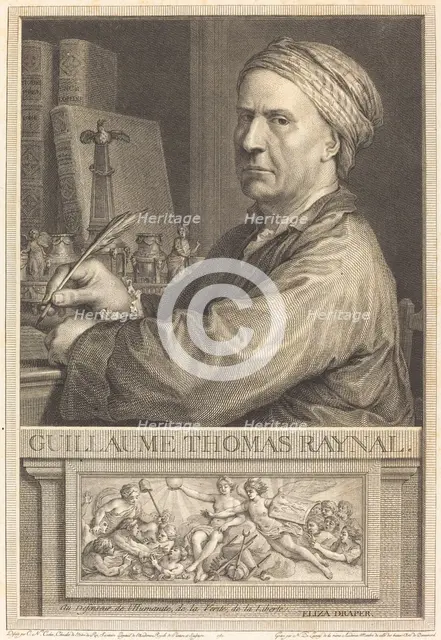 Guillaume Thomas Raynal, 1780. Creator: Nicolas Delaunay.