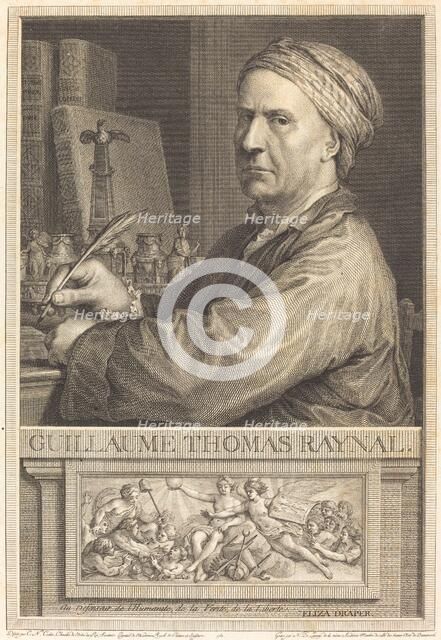 Guillaume Thomas Raynal, 1780. Creator: Nicolas Delaunay.