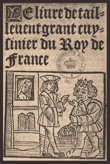 Guillaume Tirel, dit Taillevent (Le Viandier), 16th century. Artist: Anonymous