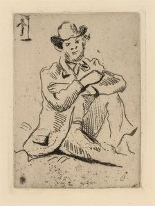 Guillaumin with the Hanged Man, 1873. Creator: Paul Cezanne