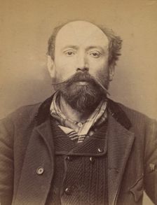Guillemard. Isidore, François. 46 ans, né à St-Michel des Andaines (Orne). Menuisier. Anar..., 1894. Creator: Alphonse Bertillon