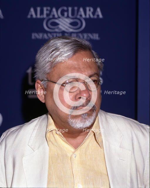 Guillermo Cabrera Infante (1929-2005), Cuban writer, portrait 1998.