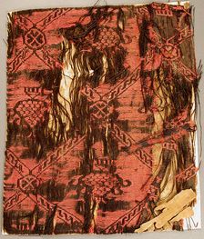 Guilloche Lattice with Pinecone (?), Byzantine, 7th-9th century. Creator: Unknown