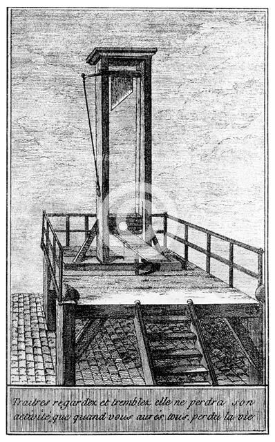 Guillotine, 1956. Artist: Unknown
