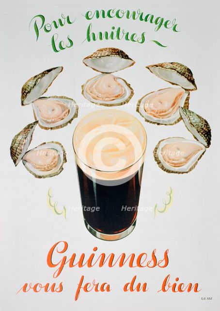 Guinness advert, 1936. Artist: Unknown