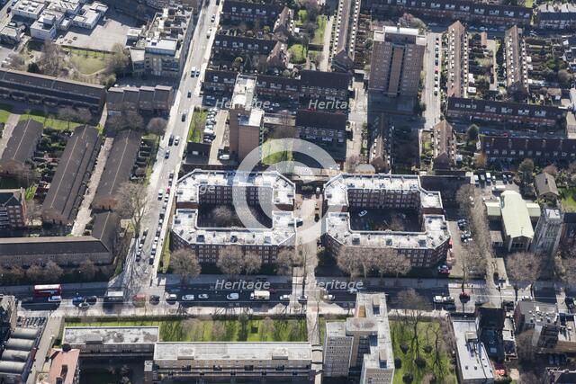 Guinness Trust Estate off Kennington Park Road, London, 2018. Creator: Historic England Staff Photographer.