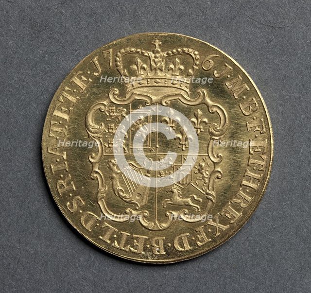 Guinea [pattern] (reverse), 1761. Creator: Unknown.