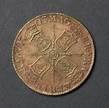 Guinea (reverse), 1703. Creator: Unknown