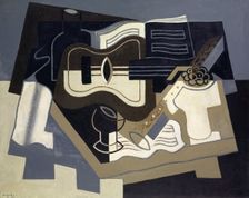 Guitar and Clarinet, 1920. Creator: Juan Gris