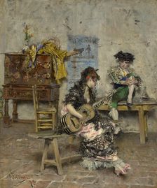 Guitar Player, 1872. Creator: Giovanni Boldini
