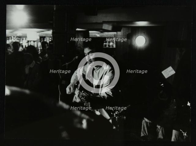 Guitarist Jeff Green playing at the Torrington Jazz Club, Finchley, London, 1988. Artist: Denis Williams