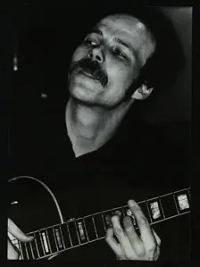 Guitarist John Coverdale playing at The Bell, Codicote, Hertfordshire, January 1984. Creator: Denis Williams