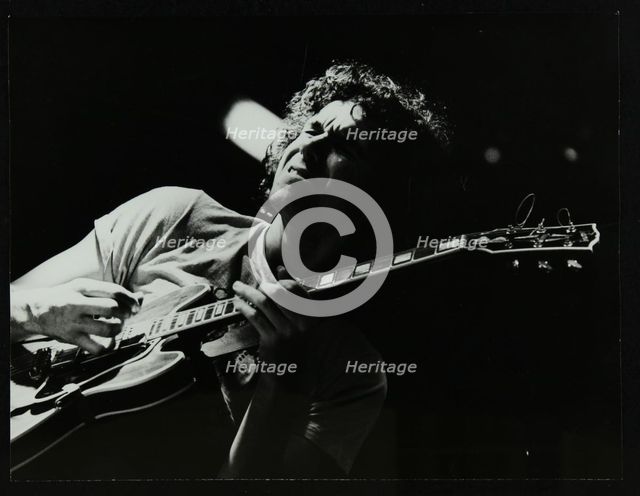 Guitarist John Etheridge playing at The Stables, Wavendon, Buckinghamshire. Artist: Denis Williams