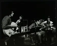 Guitarists John Etheridge and Ike Isaacs performing at The Stables, Wavendon, Buckinghamshire. Creator: Denis Williams