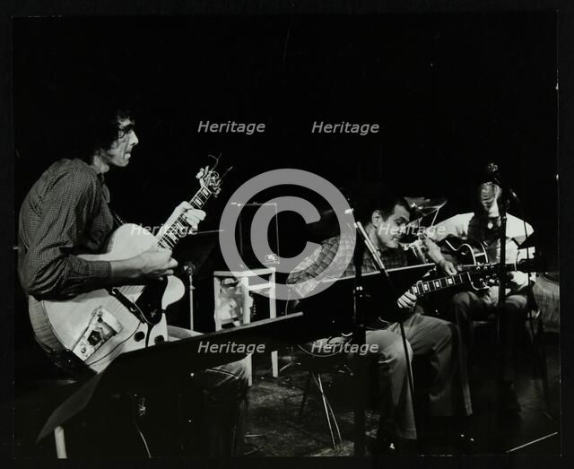Guitarists John Etheridge and Ike Isaacs performing at The Stables, Wavendon, Buckinghamshire. Artist: Denis Williams