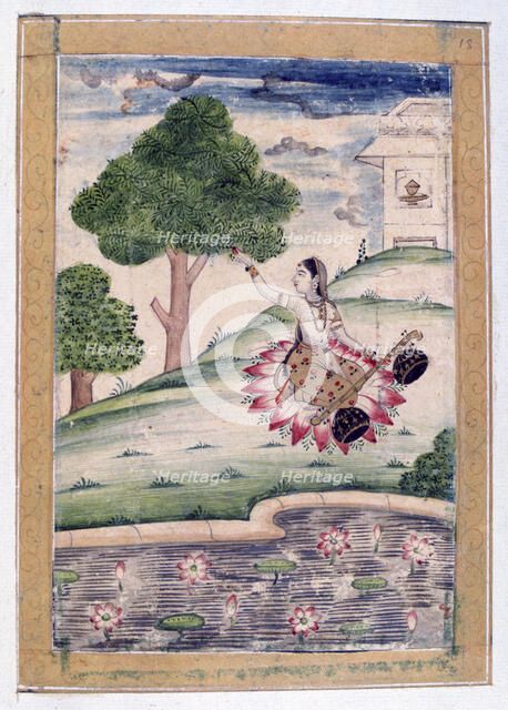 Gujari Ragini, Ragamala Album, School of Rajasthan, 19th century. Artist: Unknown