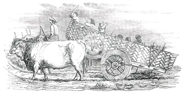 Gujerat Village-Cart, 1850. Creator: Unknown.