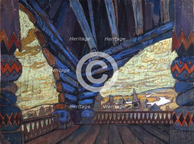 Gulbishche, 1900s. Artist: Roerich, Nicholas (1874-1947)