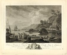 Gulf near Naples, 1754/1808. Creator: Adrian Zingg