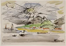Gulf of Aden, 1914. Creator: Max Pechstein