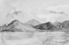 Gulf of Corinth (from Sketchbook), 1904. Creator: Mary Newbold Sargent
