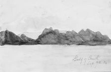 Gulf of Corinth (from Sketchbook), 1904. Creator: Mary Newbold Sargent