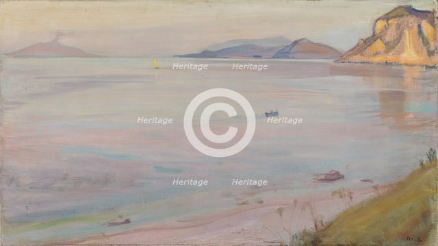 Gulf of Naples, 1905. Creator: Magnus Enckell.