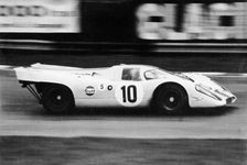 Gulf Porsche 917 in action, c1970-c1971