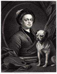 Gulielmus Hogarth 19th century. Artist: James Mollison