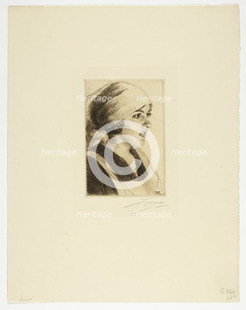 Gulli I, 1914. Creator: Anders Leonard Zorn.