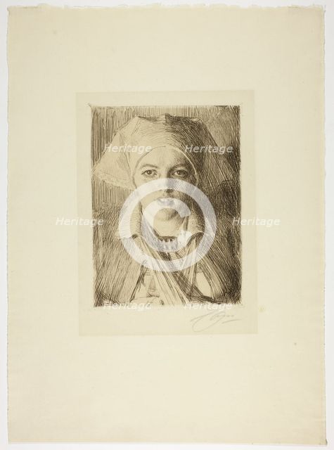 Gulli II, 1918. Creator: Anders Leonard Zorn.