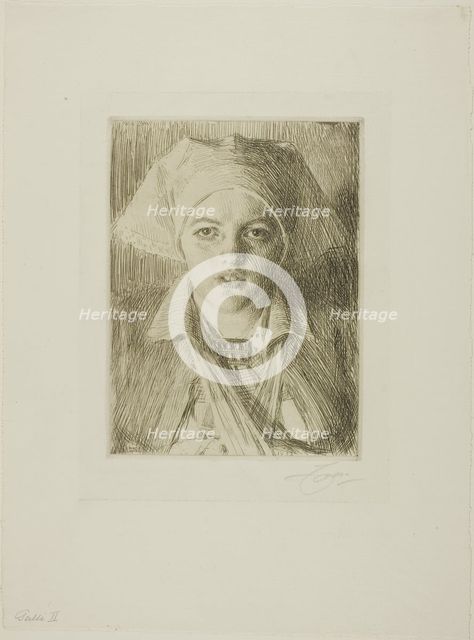 Gulli II, 1918. Creator: Anders Leonard Zorn.