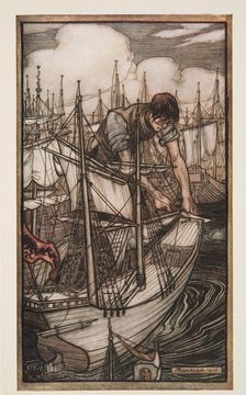 Gulliver Seizes The Enemy's Fleet, 1909