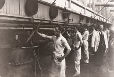 Gum boiling room, Rowntree factory, York, Yorkshire, 1930