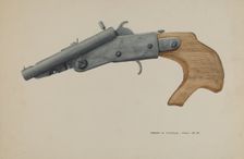 Gun, 1935/1942. Creator: Majel G. Claflin