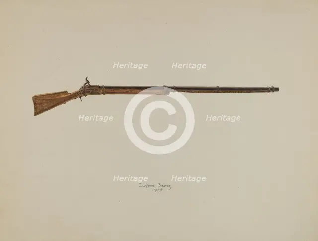 Gun, 1938. Creator: Eugene Bartz.