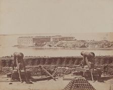Gun Battery, 1855-1856. Creator: James Robertson