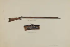Gun, c. 1936. Creator: Harry G Aberdeen