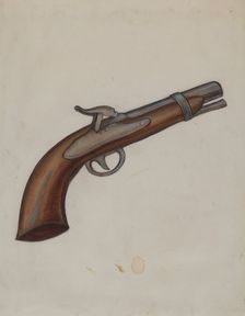 Gun, c. 1936. Creator: Jay Katz