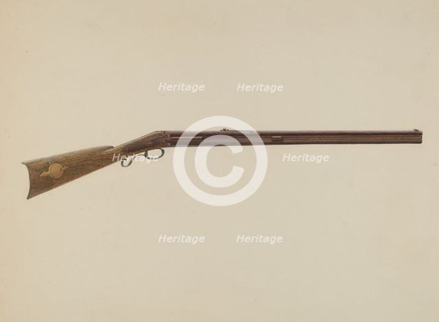 Gun, c. 1938. Creator: Samuel Faigin.
