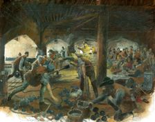 Gun deck, Pendennis Castle, Cornwall, late 1540s (c1990-c2010). Artist: Ivan Lapper