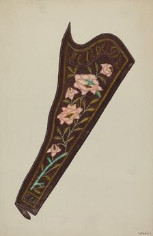 Gun Holster, 1935/1942. Creator: Majel G. Claflin