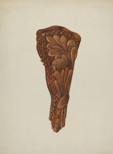 Gun Holster, c. 1936. Creator: Dana Bartlett