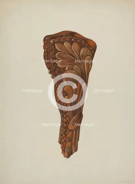 Gun Holster, c. 1936. Creator: Dana Bartlett.
